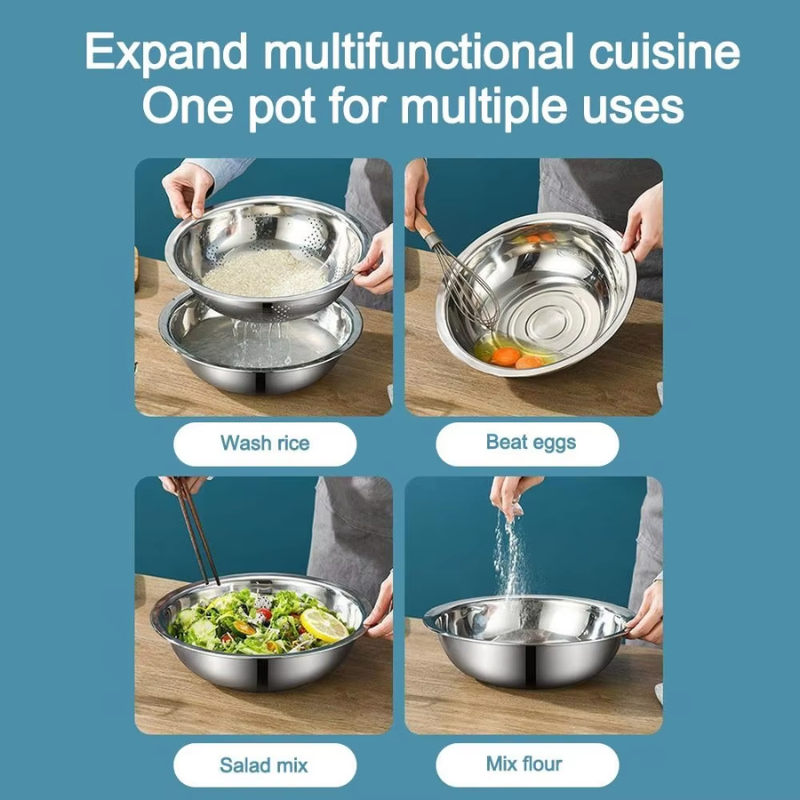 Globetrek° MultifunctionalStrainer: 3-In-1 Multifunctionele Keuken Gadget Snijder En Zeef