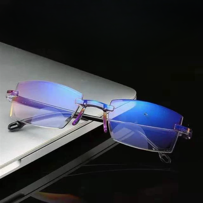 ClearEyeglasses 1+1 GRATIS - Lichtgewicht Gegradeerde Anti-Blauw Licht Duidelijke Bril