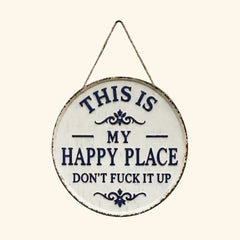 YardSign - Vintage Statement Grappig Bord Tuin En Buiten Muurdecoratie