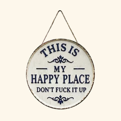 YardSign - Vintage Statement Grappig Bord Tuin En Buiten Muurdecoratie