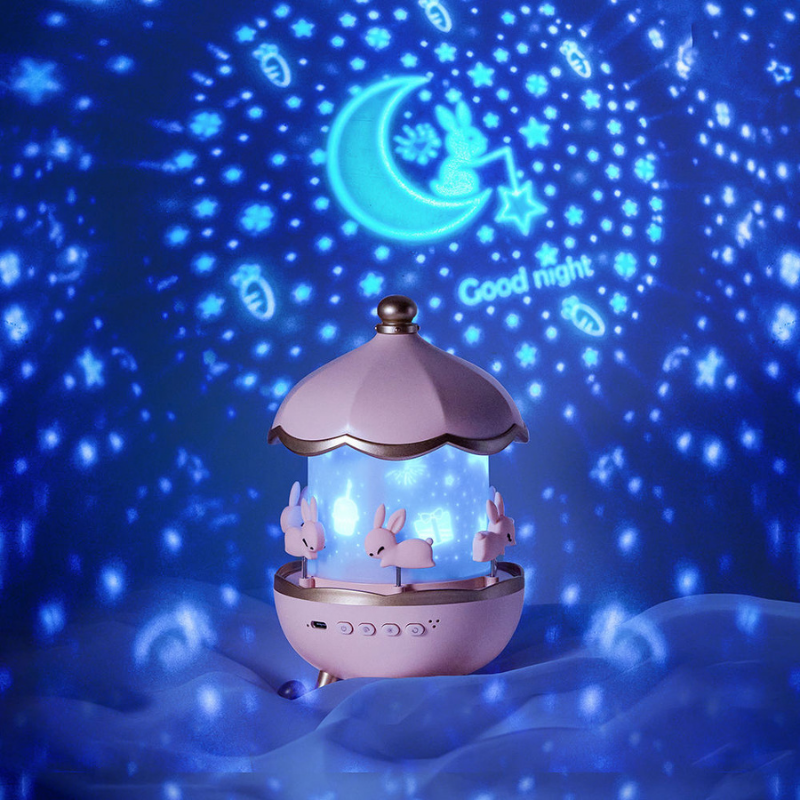 Ledsen™ BunnyProjector: Multi Film Licht Bunny Ontwerp Kleurrijke Projector