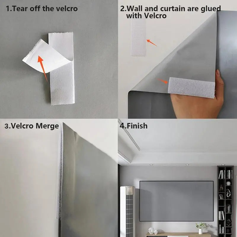 CinemaScreen - HD Cinema Projectie Ondersteuning Anti Licht Draagbaar Scherm