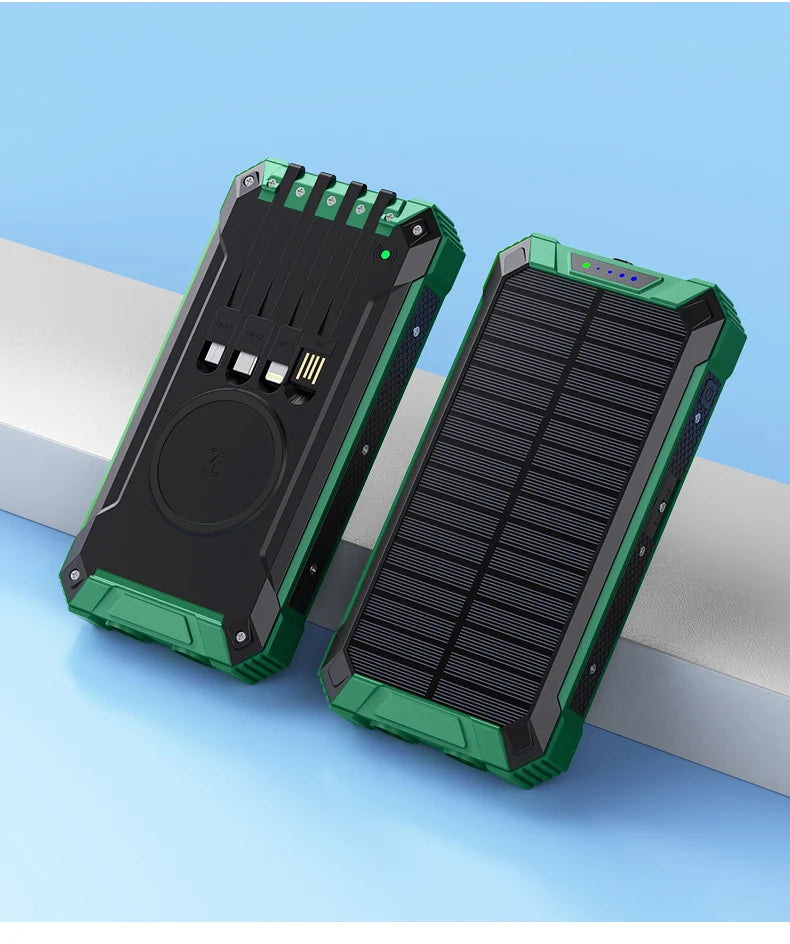 PowerBank - Draagbare Zonne Draadloze Stroom Bank
