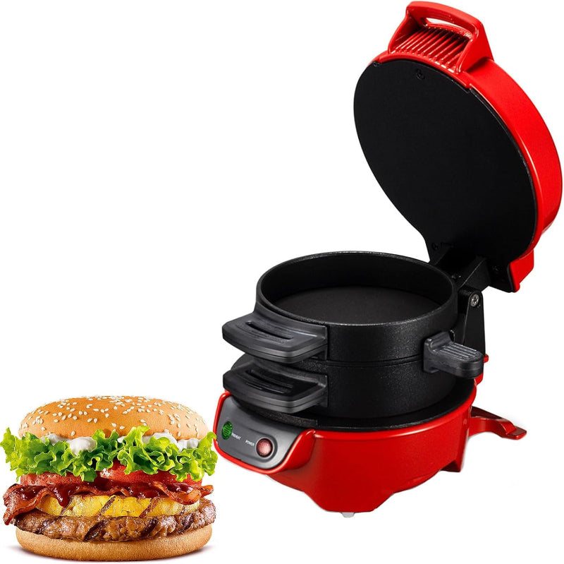 Globetrek° BurgerMaker: Elektrische Burgerpers Sandwich En Pattymaker