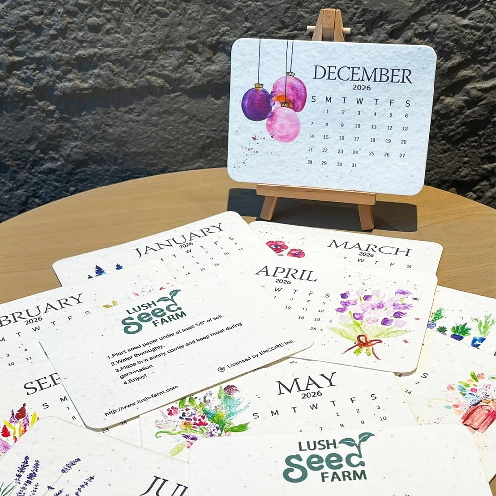 PaperSeeds: Milieuvriendelijk Liefde 2026 Papier Zaad Kalender