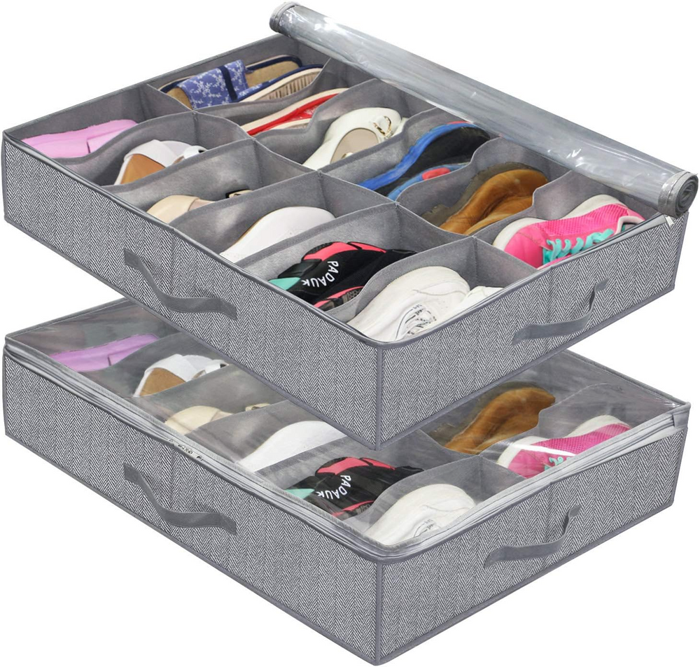 Globetrek° FootwearOrganizer: Ruimte Maximalisator Stof Bescherming Rits Schoeisel Organisator