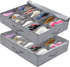 Globetrek° FootwearOrganizer: Ruimte Maximalisator Stof Bescherming Rits Schoeisel Organisator