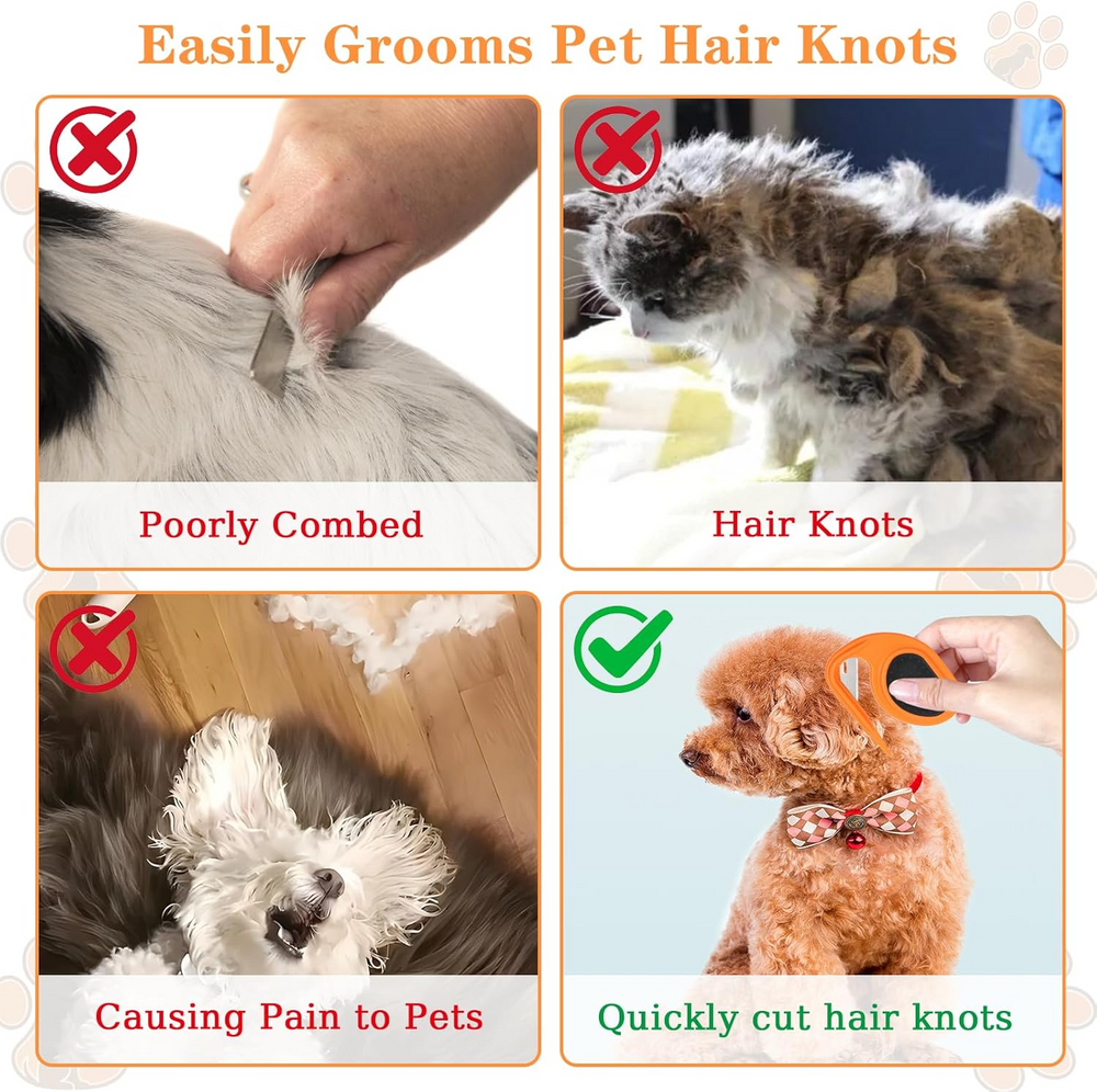 DogCatFri™ PetDetangler 1+1 GRATIS: Soepele Klitvrije Verzorging Moeiteloos Verzorgingshulpmiddel