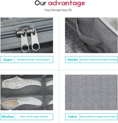 Globetrek° FootwearOrganizer: Ruimte Maximalisator Stof Bescherming Rits Schoeisel Organisator