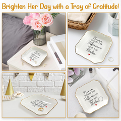 JewelryPlate 1+1 GRATIS: Elegante Keramische Statement Cadeau Sieraden Decoratieve Schotel