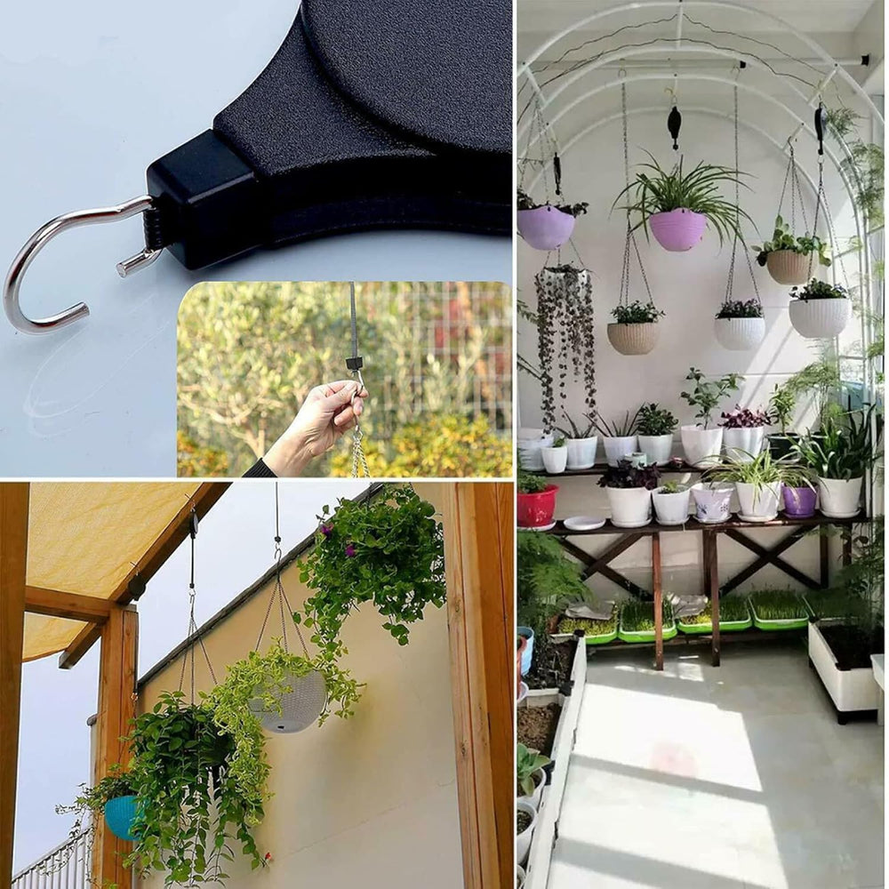 GlideHold® SuspensionHooks 1+1 GRATIS: Inklapbare Hangplanten Suspensie Haken