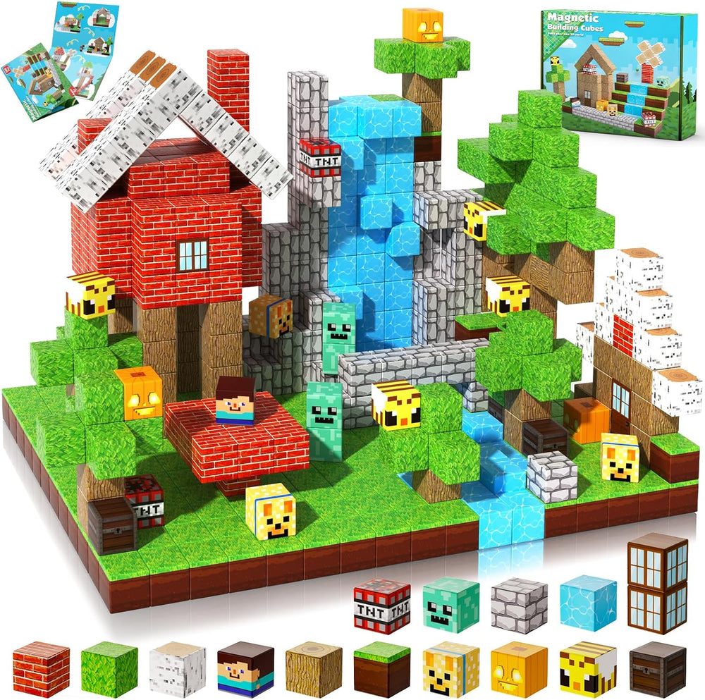 Kletshuts™ MagneticBlocks: Creatief Magnetisch Blokken Tegel Bouwer Set