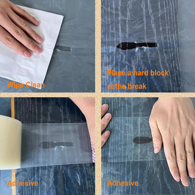 Globetrek° SealTape: Transparante Beschermende Reparatiefilm Plakband