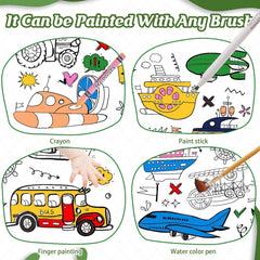 Kletshuts™ ColoringRolls  1+1 GRATIS: Kinderen Creatieve DIY Papieren Teken- En Kleurrollen