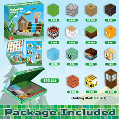 Kletshuts™ MagneticBlocks: Creatief Magnetisch Blokken Tegel Bouwer Set