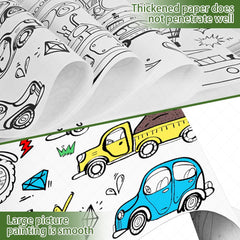 Kletshuts™ ColoringRolls  1+1 GRATIS: Kinderen Creatieve DIY Papieren Teken- En Kleurrollen