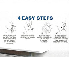 UltiFurni® EasyShelf: Eenvoudig Te Installeren Zwevende Opbergplank
