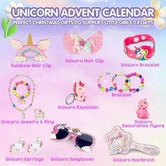 Kletshuts™ UnicornAdvent: Plezier Creatief Kerstmis Eenhoorn Advent Kalender