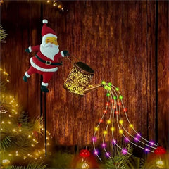 Ledsen™ SantaKettle: Zonne-Energie Gloeiend Buiten Kerstman Waterkoker Decoratie