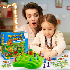 Kletshuts™ BunnyTrap: Familie Vriendelijk Konijn Val Strategie Spel