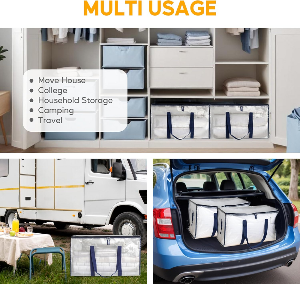 Icone™ MultiBag: Multi-functionele Plastic Opbergzak met Grote Capaciteit