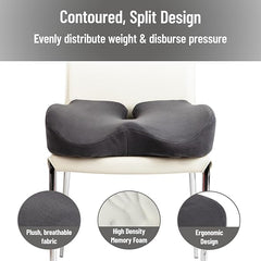 SeatRelief - Geheugen Schuim Coccyx Ontlastin Zitting Kussen