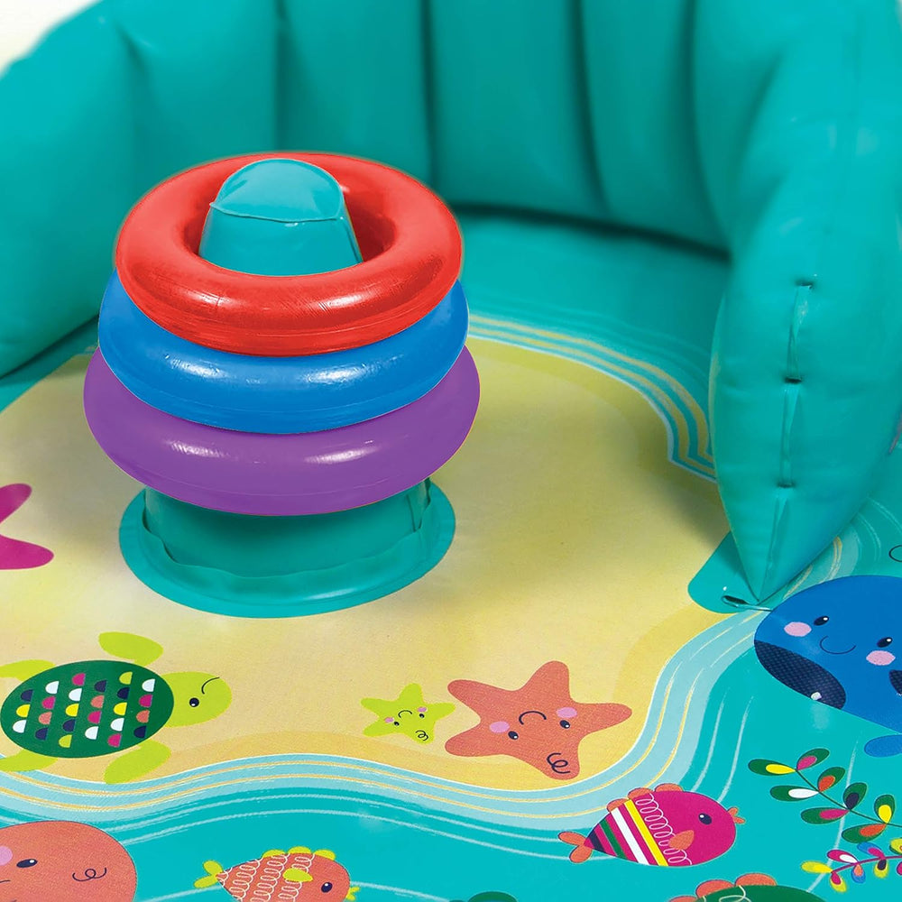 Kletshuts™ WaterMat - Opblaasbare Baby Plons Speelmat Met Luifel