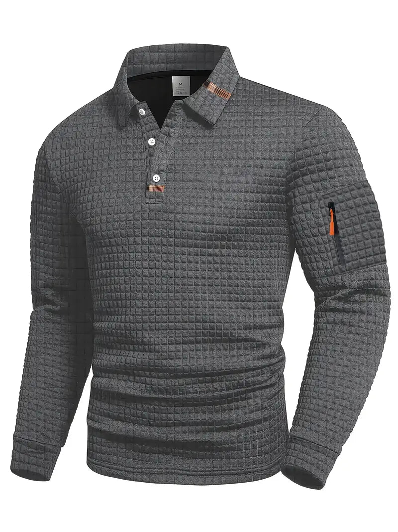 Icone™ CasualPolo - Veelzijdige Comfortabele Lange Mouwen Casual Polo