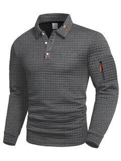 Icone™ CasualPolo - Veelzijdige Comfortabele Lange Mouwen Casual Polo