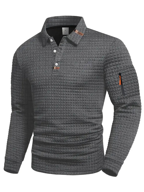 Icone™ CasualPolo - Veelzijdige Comfortabele Lange Mouwen Casual Polo