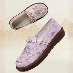 Happy™ EmbroideredLoafers: Comfortabele Elegante Geborduurde Patroon Loafers