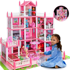 Kletshuts™ MiniMansion: Prinsessen Droom Kasteel DIY Poppenhuis Mini Landhuis Speelset