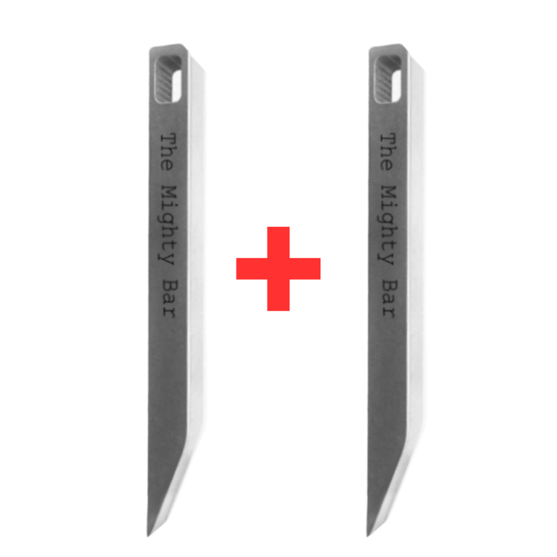 MiniPrybar 1+1 GRATIS: Duurzame Multifunctionele Mini Prybar Sleutelhanger