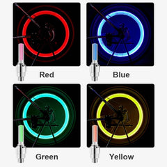 Ledsen™ ValveLights 1+1 GRATIS: LED Band Ventiel Doppen Nacht Ritten Wiel Lichten