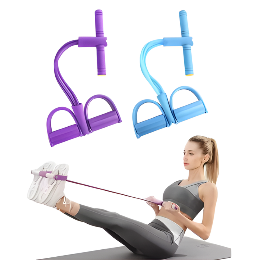BandTrainer 1+1 GRATIS: Elastisch Eenvoudig-Naar-Meenemen Fitheid Pedaal Band Dresseur
