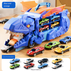 Kletshuts™ DinoPlayset: Dino Slikken Voertuig Spoor Auto Kinderen Spelen Set