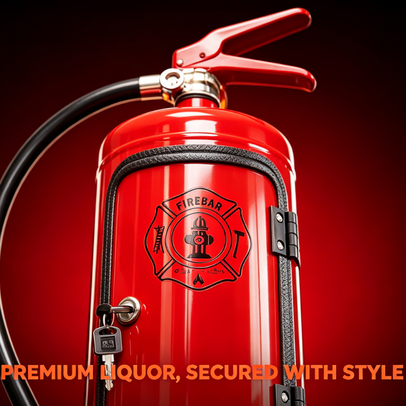 Globetrek° LiquorStorage: Creatieve Brandblusser Discreet Mini Drankopslag