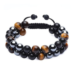 Jewelance™ ProtectionBracelet 1+1 GRATIS: Dubbel Laag Tijgeroog Bescherming Armband