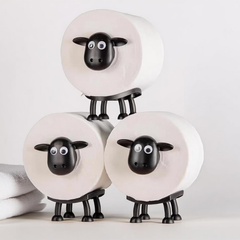 GlideHold® TissueHolder 1+1 GRATIS: Stijlvolle Badkamer Decoratieve Schapen Tissuehouder