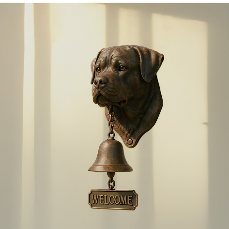 DogDoorbell – Charmante Rustieke En Vintage Stijl Decor Welkom Thuis Honddeurbel