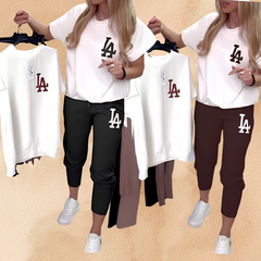 Icone™ ComfyOutfit: Toevallig Zachte Ademende Dagelijkse Comfortabele Stijlvolle Outfit Set