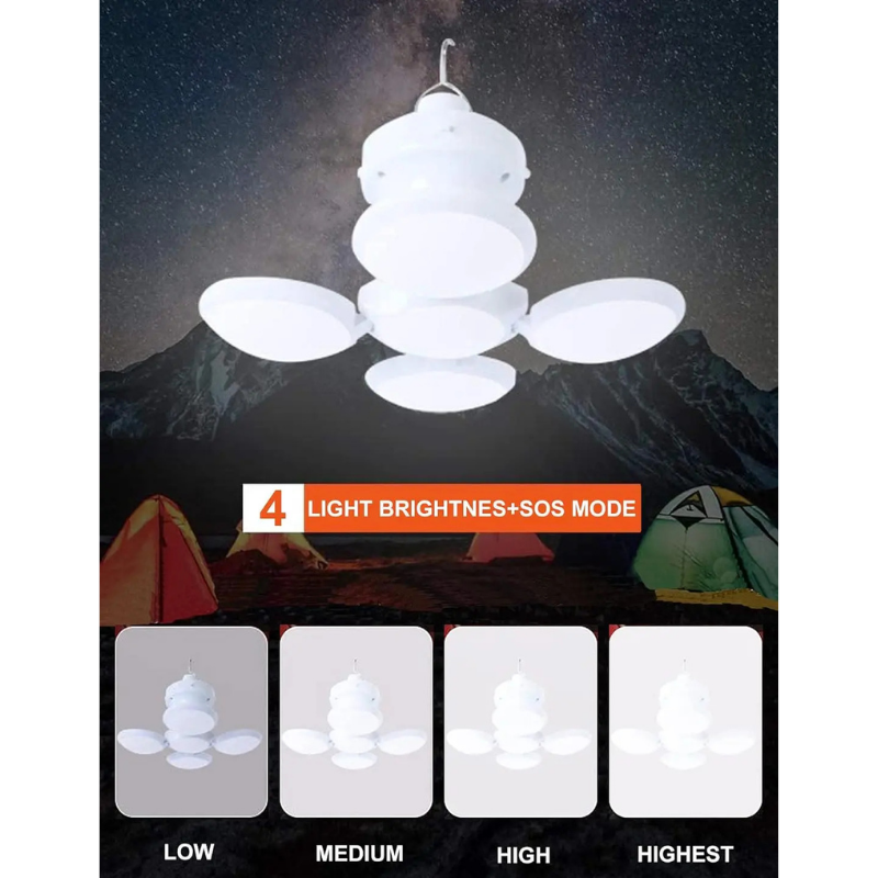 Ledsen™ SolarLamp: Draagbare Opvouwbare Zonne LED Noodlamp