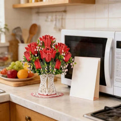 FlowerCard 1+1 GRATIS - 3D Pop Up Bloemenboeket Speciale Wenskaart