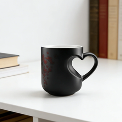 Globetrek° HeartMug: Kleurveranderende Keramische Thermochromische Hartmok