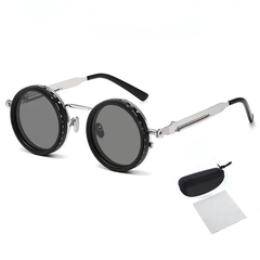 AdjustableSunglass: Fel Tot Weinig Licht Verstelbare Dimmende Zonnebril Met Etui
