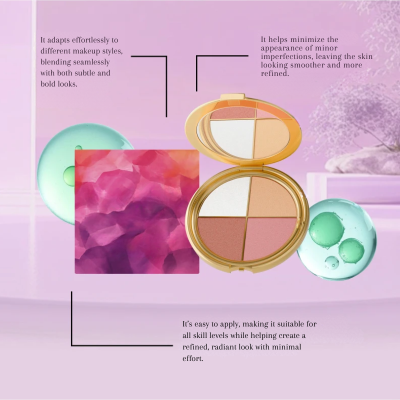 MultiPalette™ 1+1 GRATIS: Eenvoudig Mengen Alles-In-Één Gezicht Oog Blozen Multi Palet