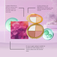 MultiPalette™ 1+1 GRATIS: Eenvoudig Mengen Alles-In-Één Gezicht Oog Blozen Multi Palet