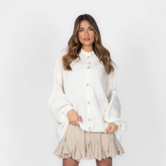 Icone™ CozyCardigan - Gezellige Gebreide Hoge Hals Over-Groot Cardigan