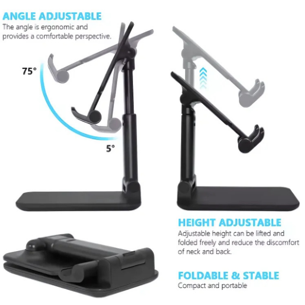 Holder360° PhoneStand 1+1 GRATIS: Universele Tablet En Telefoon Standaard Houder