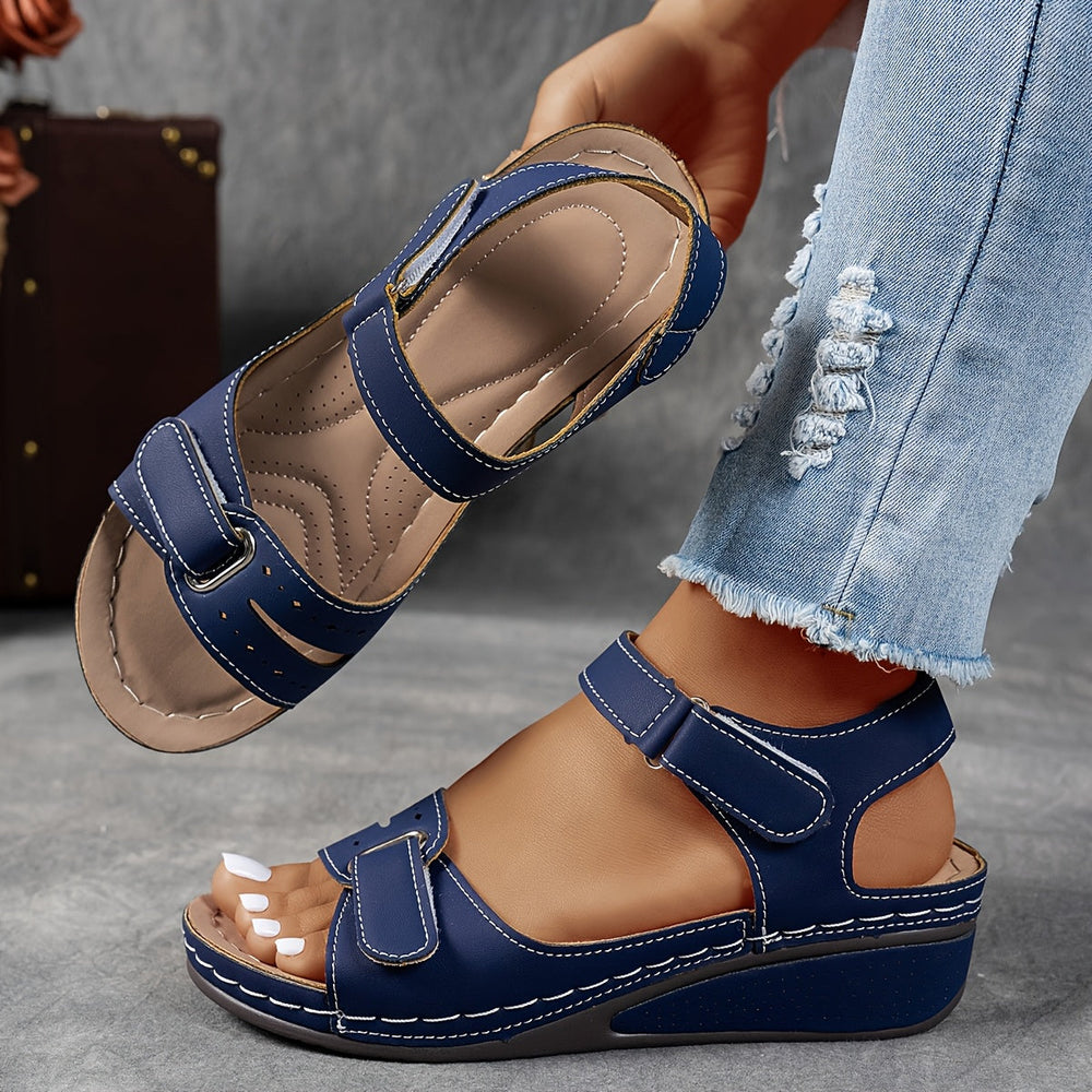 Happy™ LowWedge: Casual Comfortabele Lage Hak Wedge Sandalen